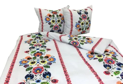 Image de Linge de lit, linge de lit en piqué gaufré, sans repassage, 100 % coton, 160 x 200 cm, 2585 personnes