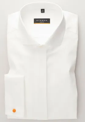 Produktbild von Eterna - Slim Fit - Bügellfreies Herren Langarm Hemd mit Haifisch-Kragen, (8817 F392), Größe:40, Farbe:Champagner (21)
