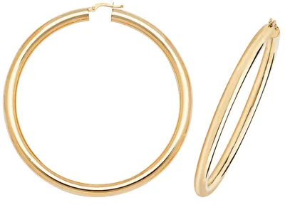 Produktbild von 9 Karat (375) Gold Damen - Paar Creolen - 60mm; TRS38380MM60