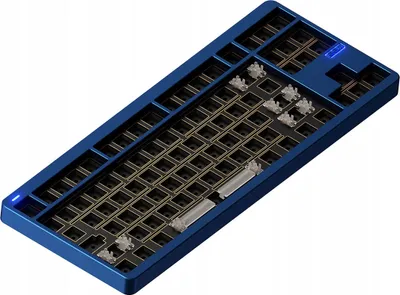 Produktbild von NuPhy Gem80 Kabelloss Mechanische Tastatur, QMK/VIA, Custom, RGB LED, Hot-Swap, Mystic Indigo, Barebone