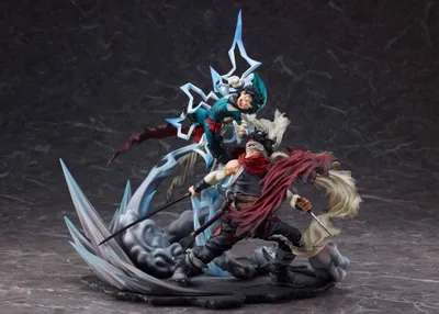 Produktbild von My Hero Academia PVC Statue Izuku Midoriya vs. Stain 30 cm