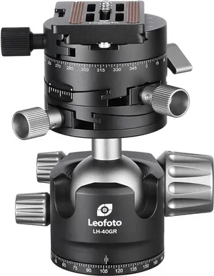 Produktbild von Leofoto Stativ-Kugelkopf LH-40GR Kugelkopf mit Getriebe-Panoramaeinheit
