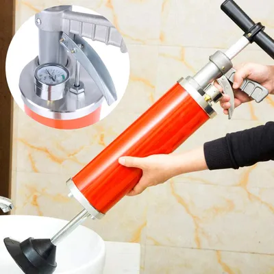 Produktbild von Tragbarer Hochdruck-Toilettenreiniger mit Handbetätigtem Abflussreiniger