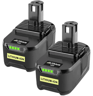 2er-Pack 18V 5500mAh Akku, kompatibel mit RB18L50