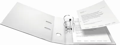 Produktbild von Ordner S80 Chromocolor A4 PP 80mm weiß Packung mit 10 Stück