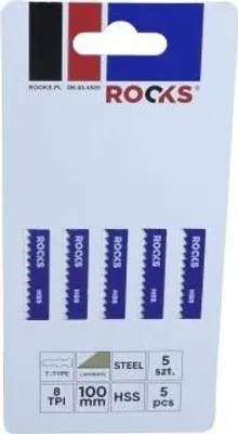 Zdjęcie produktu dla Brzeszczot Do Wyrzynarki Hss, Typ T, Metal I Compozyt, 8 Tpi X 100 Mm, Kpl 5 Szt