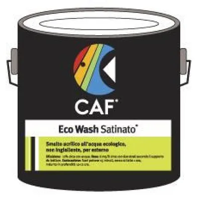 Productafbeelding van Ecowash satijnverf, basis B, 2,50 liter, wit