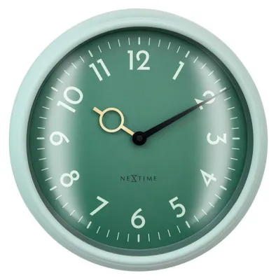 Produktbild von NeXtime - 3540TE - Wanduhr - 30,5cm - cyan - Golden Hour Wall