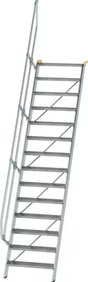 Produktbild von MUNK Treppe 60° inkl. einen Handlauf, 800mm Stufenbreite, 14 Stufen