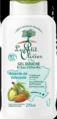 Obrázek produktu pro Le Petit Olivier Hydratační sprchový gel - Mandle z Valensole, 270ml
