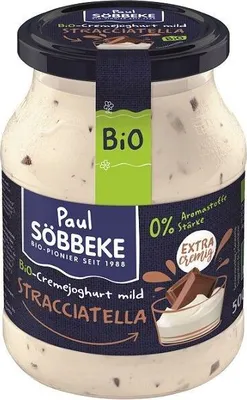 Produktbild von Söbbeke Weidemilch Joghurt mild Stracciatella 7,5% Fett -- 500g