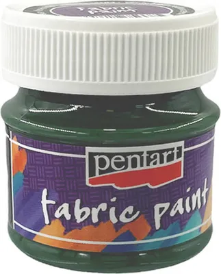 Image de PENTART Peinture pour tissu - vert pin 50 ml