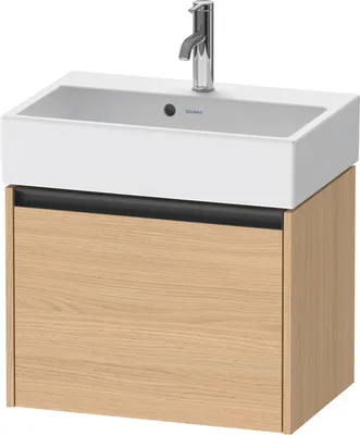 Produktbild von Duravit Ketho.2 Wastafelonderkast 58,4x39x44 cm Mat Natuur Eiken