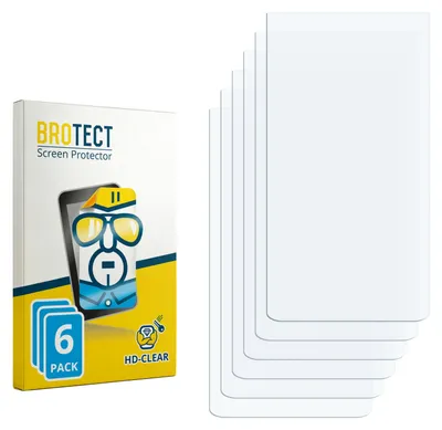 Produktbild von 6x Für myPOS Pro Schutzfolie BROTECT Displayschutz Display Schutz Folie Klar Transparent