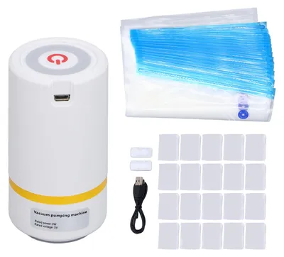 Productafbeelding van Set van 43 onderdelen voor het droog n van filament, inclusief vacuümzak, automatische 5V-3W pomp, droogmiddelclips en accessoires voor 3D-printers