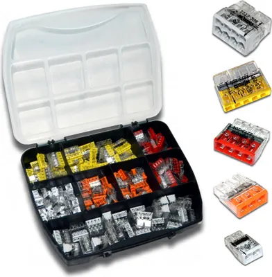Produktbild von 160 Stück | Sortiment WAGO Klemme | Wago 2273 | Box Set Verbindungsklemme