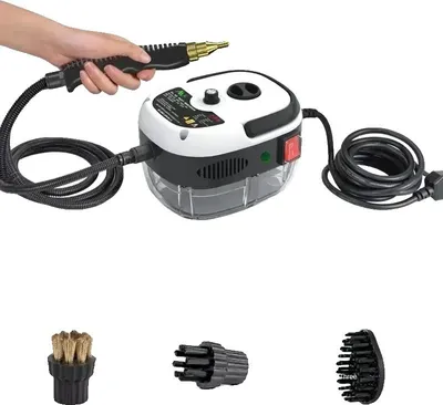 Obrázek produktu pro Parní čistič, vysokotlaký, přenosný design, bílý, 220 V-a, EU-a