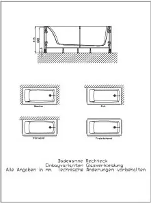 Produktbild von Hoesch Spezial-Untergestell für Rechteckbadewanne 1700 x 750 mm - 120901