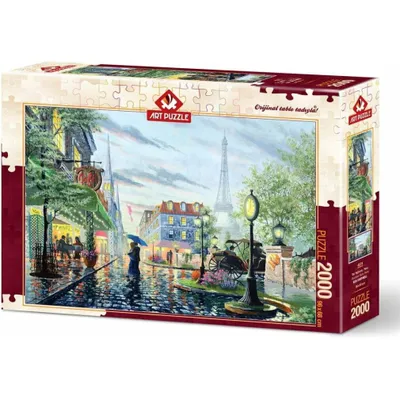 Image de ART PUZZLE Puzzle Pluie d'été à Paris 2000 pièces
