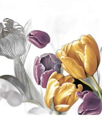 Zdjęcie produktu dla Serwetki DAISY Lunch SD 330x330 Tulipany 009502