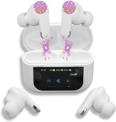 Immagine prodotto di Auricolari traduttori universali con 144 lingue, 4 modalità di traduzione in tempo reale e Bluetooth 5.4 per l'apprendimento delle lingue