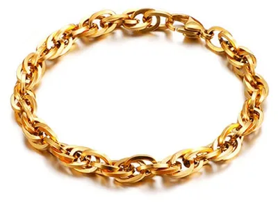 Imagen del producto de Pulsera de cadena de acero para mujeres y hombres