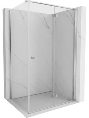 Obrázek produktu pro Mexen Mist-F skládací sprchový kout pravý 105 x 80 cm, transparentní, chrom - 8A6T-105-080-01-00-P
