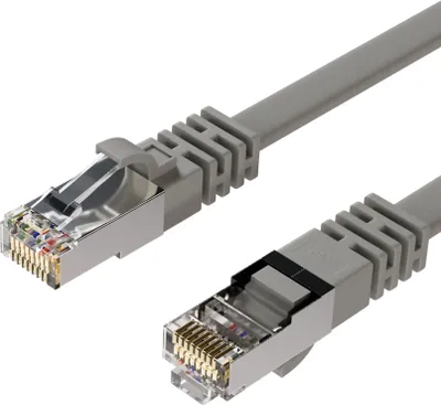 Produktbild von RJ45 Flachkabel m. CAT 7 Rohkabel slim 3m