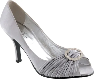 Produktbild von Lunar - Damen Pumps "Sienna", Strassbesatz GS253 (38 EU) (Hellgrau)