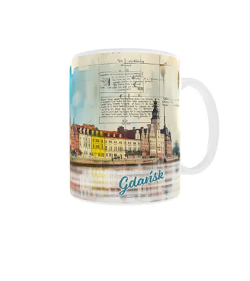Produktbild von Becher 300ml Urlaubsreisen der Stadt Danzig