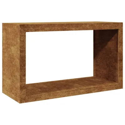 Image de Étagère à bois 100x40x60 cm acier résistant aux intempéries