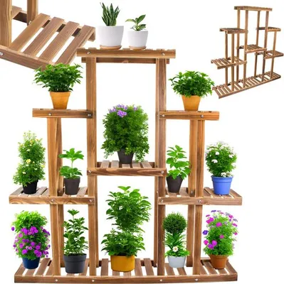Obrázok produktu pre Verk 27402 Stojan na kvety 120 x 119 cm, drevený