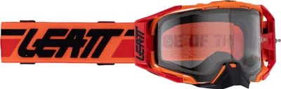 Produktbild von LEATT Velocity 6.5 Motocross Brille Flame Rot Klare Linse 83%
