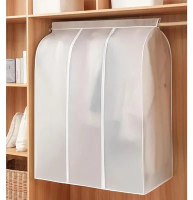 Immagine prodotto di Sacchetto per abiti, antipolvere, trasparente, in PEVA, 50 x 100 x 120 cm, 1 pezzo