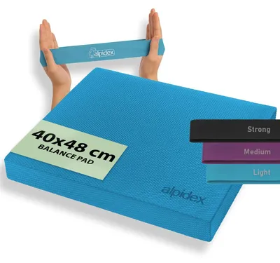 Produktbild von Balance Pad für Physiotherapie und Yoga, Farbe: Blau