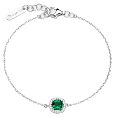 Immagine prodotto di Bracciale in argento abbinato con zirconi cubici Fancy Life Green FLG139
