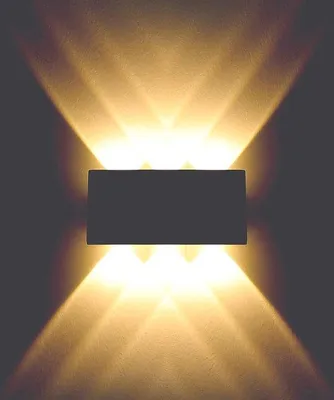 Immagine prodotto di Applique da parete a LED 6 W, luce bianca calda, IP54, impermeabile, per interni ed esterni