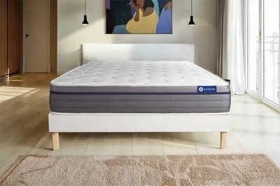 Produktbild von Actimemo zen matratze 90x190cm + Bettgestell mit lattenrost , Härtegrad 2 , Memory-Schaum , Höhe : 26 cm