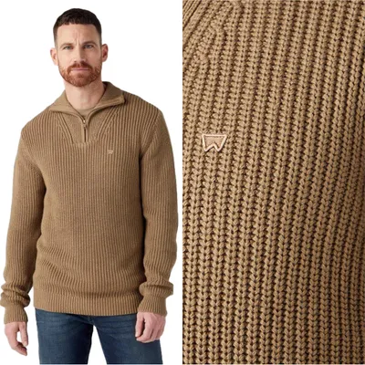 Produktbild von Wrangler Herren -Halbzip -Strick -Blei 112343105 W8D001678