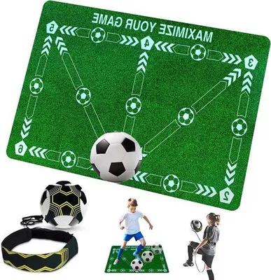 Produktbild von Trainingsmat für Füße, antislip Fußbalmat, Kinderfußballtrainer, 60 x 90 cm