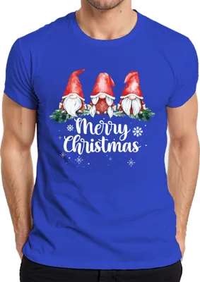 Produktbild von Merry Christmas Weihnachtswichtel Gnome Schweden - Weihnachten Weihnachtsgeschenk Christmas Herren T-Shirt, Blau, S