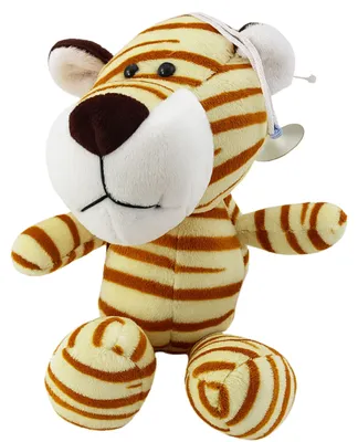 Obrázok produktu pre Plyšová hračka Tiger s krémovou prísavkou 23 X 12 cm