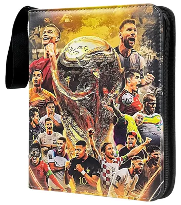 Produktbild von Sammleralbum für Fußballkarten mit 4 Fächern