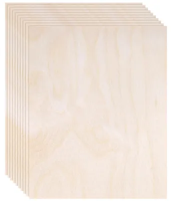 Productafbeelding van Creative Deco 10 x A4 multiplex plaat 3 mm, 300 x 210 mm