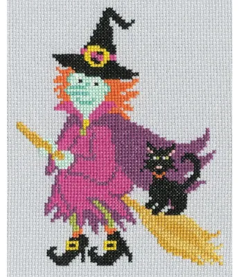 Obrázek produktu pro Bothy Threads "Strašidelný - Čarodějnice" - sada křížkových výšivek, 13x16 cm