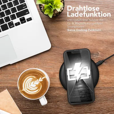 Produktbild von EAZY CASE Clear Hybrid Bumper Hülle für Apple iPhone 13 Mini, Handyhülle stoßfest mit Kameraschutz, Handycase dünn in Schwarz
