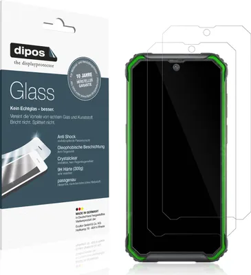 Produktbild von 2x Schutzfolie für Blackview BV7200 - Anti-Shock 9H Folie dipos Glass Kunststoffglas