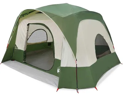 Image de vidaXL Tente familiale pour 6 personnes Vert Étanche