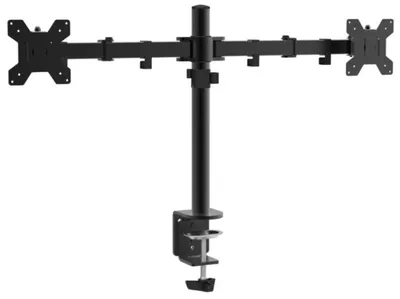 Produktbild von Tischhalterung für 2 Monitore Serioux MM1903A, 10–27 Zoll, Schwarz