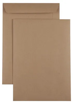 Produktbild von Kaenguruh C5 Versandtasche, Natron / Recycling braun 90g nassklebend